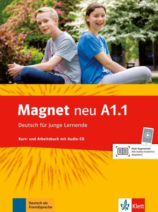 Magnet NEU A1.1  Kurs- und Arbeitsbuch + Audio / Учебник + рабочая тетрадь + аудио (часть 1)