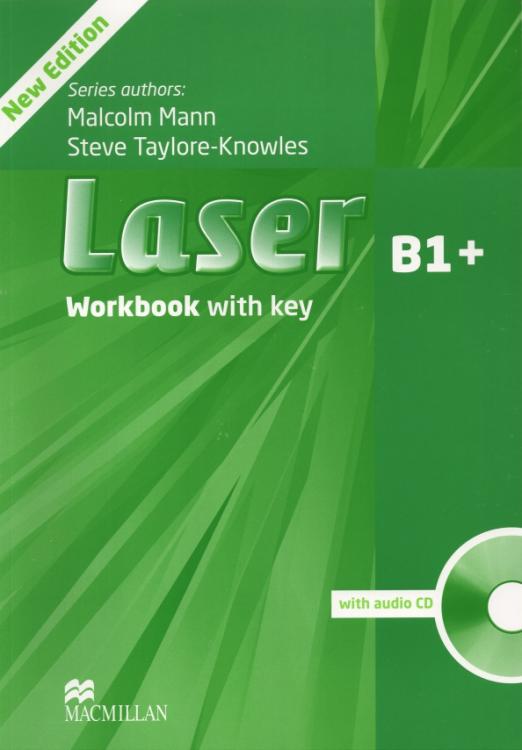 Laser (Third Edition) B1+ Workbook + key +CD / Рабочая тетрадь + ответы + CD