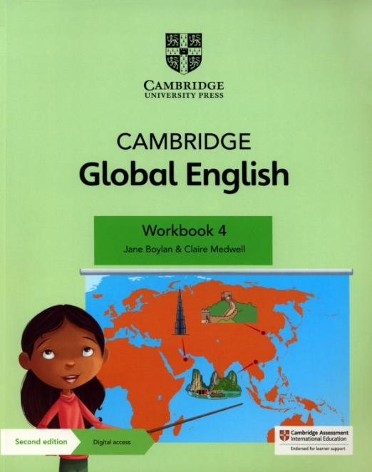 Cambridge Global English (2nd edition) 4 Workbook + Digital Access / Рабочая тетрадь + онлайн-доступ
