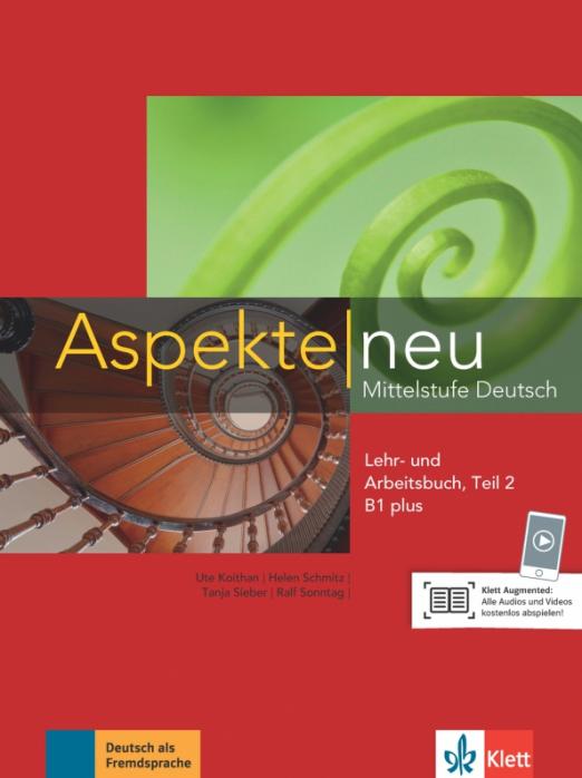 Aspekte neu B1.2 plus. Lehr- und Arbeitsbuch + CD / Учебник + рабочая тетрадь B1.2 + CD