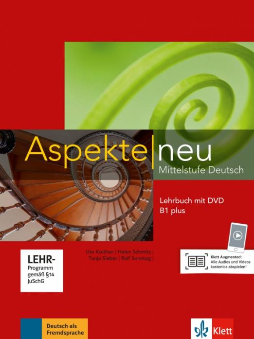 Aspekte neu B1 plus Lehrbuch mit DVD / Учебник + DVD