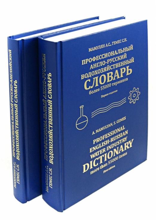 Профессиональный русско-английский и англо-русский водохозяйственный словарь. В 2-х томах