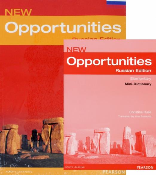New Opportunities Elementary Students' Book + Mini-Dictionary / Учебник + словарик