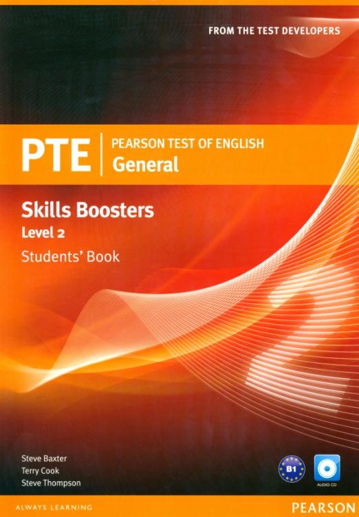 PTE General Skills Boosters 2 Student's Book + CD / Учебник