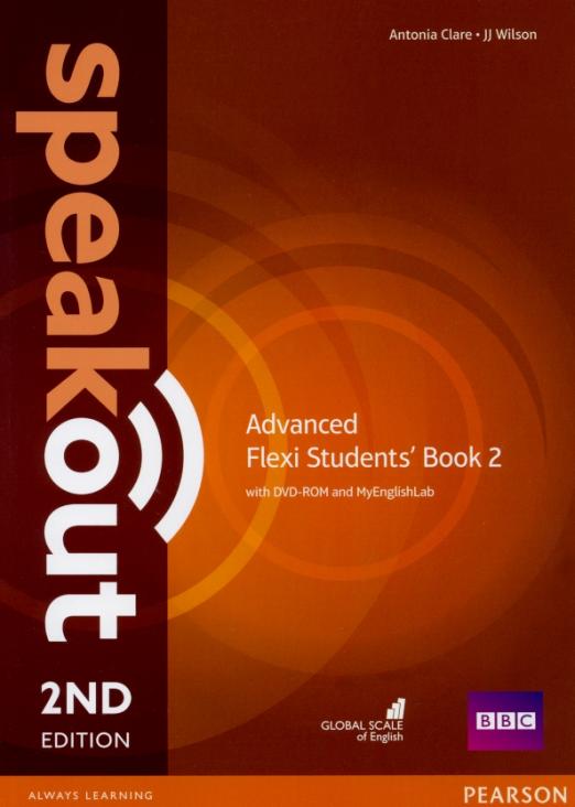 Speakout 2nd edition Advanced Flexi Students' Book 2 with MyEnglishLab and DVD  Учебник с онлайн кодом и DVD Часть 2
