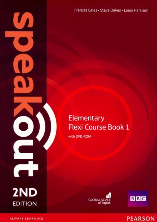 Speakout 2nd edition Elementary Flexi Student's Book 1 with Workbook and DVDROM  Учебник с рабочей тетрадью и DVD Часть 1