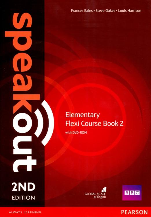 Speakout 2nd edition Elementary Flexi Student's Book 2 with Workbook and DVDROM  Учебник с рабочей тетрадью и DVD Часть 2