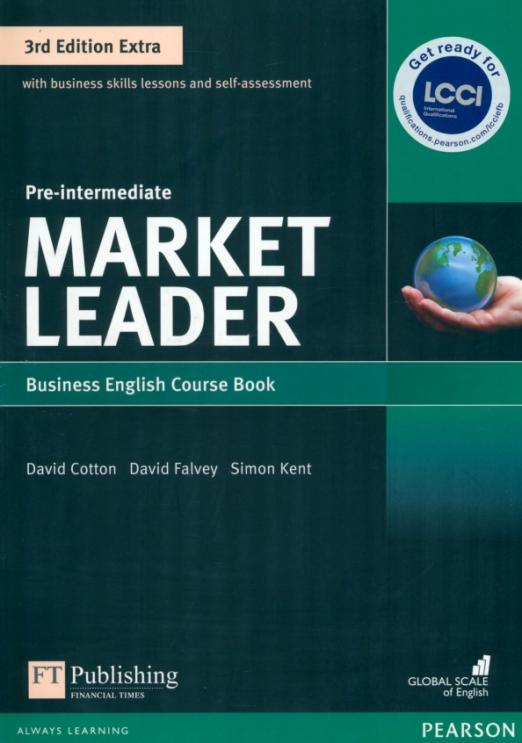 Market Leader (3rd Edition Extra) Pre-Intermediate Coursebook + DVD / Учебник + DVD