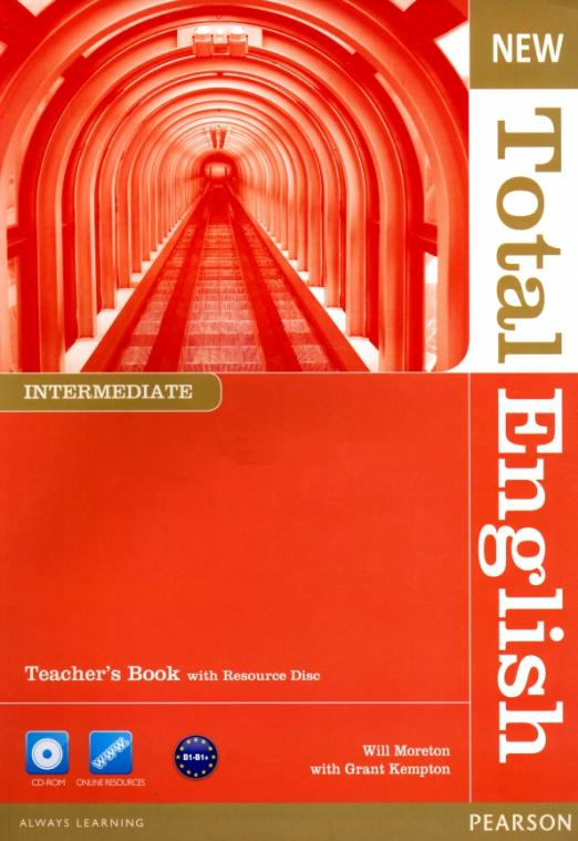 New Total English Intermediate Teacher's Book + Resource Disc / Книга для учителя + CD