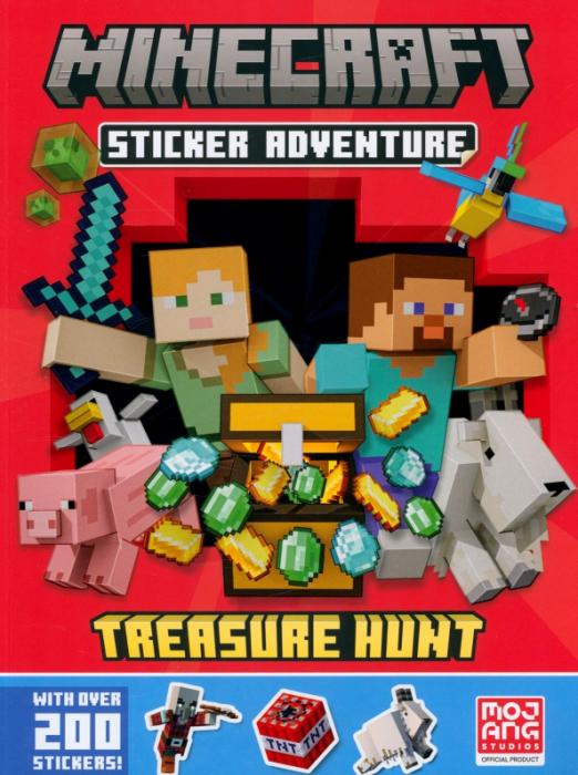 Minecraft Sticker Adventure. Treasure Hunt