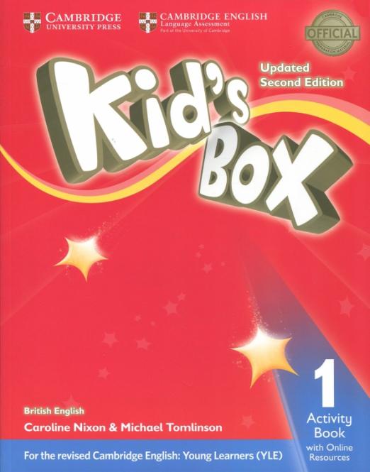 Kid's Box Updated Second Edition 1 Activity Book with Online Resources  Рабочая тетрадь с онлайн кодом