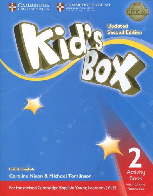 Kid's Box Updated Second Edition 2 Activity Book with Online Resources  Рабочая тетрадь с онлайн кодом