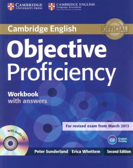Objective Proficiency Workbook + Audio CD + Answers / Рабочая тетрадь + ответы