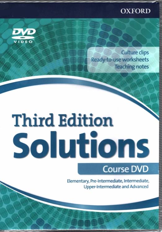 Solutions Third Edition Elementary  Advanced DVD диск