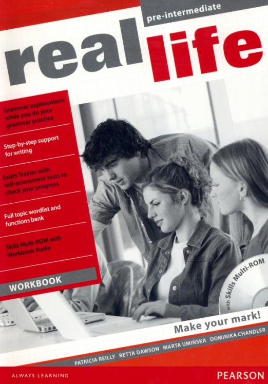 Real Life PreIntermediate Workbook  CDROM Рабочая тетрадь с диском
