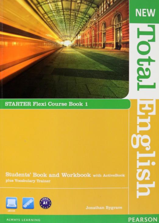 New Total English Starter Flexi Course book 1. Students' Book + Workbook + Active Book / Учебник + рабочая тетрадь + электронная версия
