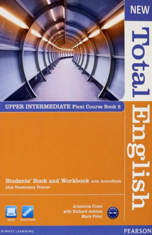 New Total English Upper-Intermediate Flexi Course book 2. Students' Book + Workbook + Active Book / Учебник + рабочая тетрадь + электронная версия