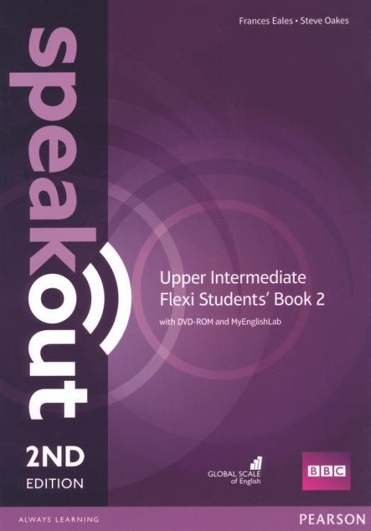 Speakout 2nd edition Upper Intermediate Flexi Students' Book 2 with MyEnglishLab and DVD  Учебник с онлайн кодом и DVD Часть 2