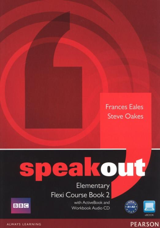 Speakout Elementary Flexi Course Book 2 with ActiveBook  Workbook Audio CD  DVD  Учебник и рабочая тетрадь с электронной версией учебника Часть 2