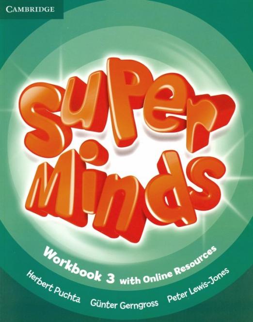 Super Minds 3 Workbook + Online Resources / Рабочая тетрадь + онлайн-код