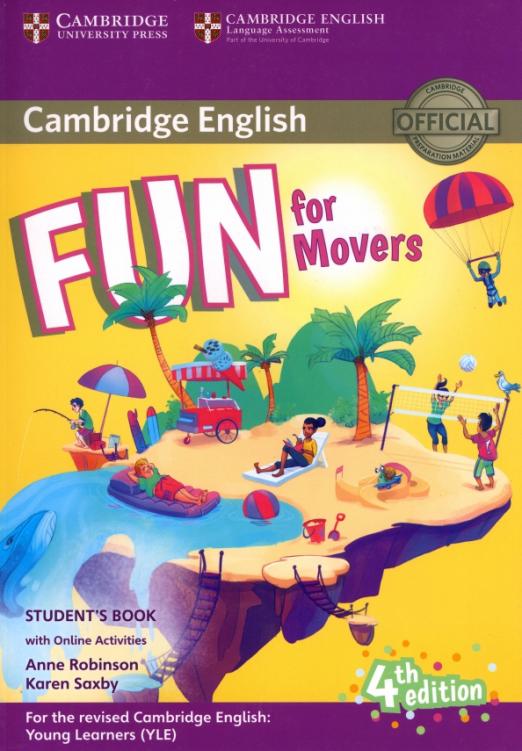 Fun for Movers 4th edition Student's Book + Online Activities / Учебник + онлайн-практика