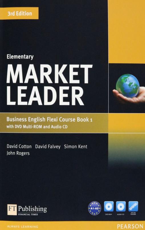 Market Leader (3rd Edition) Elementary Flexi 1 Coursebook + DVD + CD / Учебник + DVD + CD Часть 1