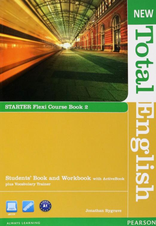New Total English Starter Flexi Course book 2. Students' Book + Workbook + Active Book / Учебник + рабочая тетрадь + электронная версия