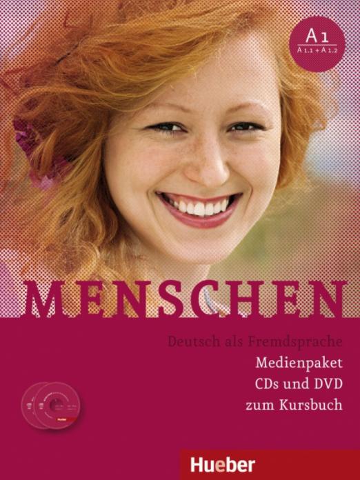 Menschen A1 Medienpaket 3 Audio-CDs + 1 DVD zum Kursbuch / Медиа-пакет 3 CD + 1 DVD к учебнику