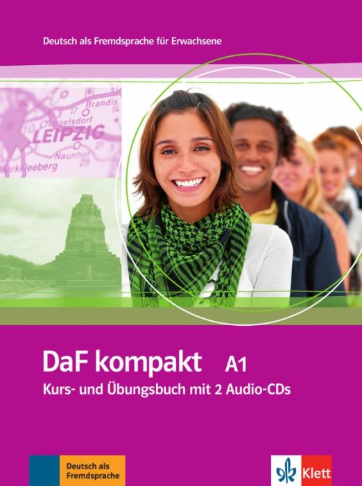 DaF kompakt A1 Kurs- und Übungsbuch mit 2 Audio-CDs / Учебник + рабочая тетрадь + 2 CD диска