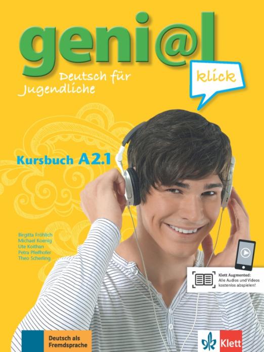 Geni@l klick A2.1 Kursbuch mit Audios und Videos / Учебник + аудио + видео