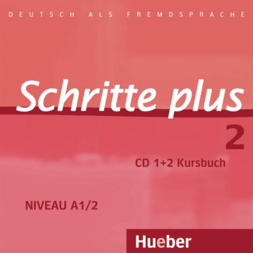Schritte plus 2. 2 Audio-CDs zum Kursbuch / Аудиодиски к учебнику