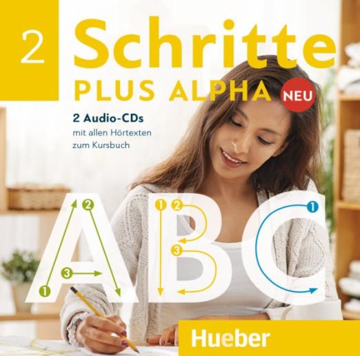 Schritte plus Alpha Neu 2. 2 Audio-CDs zum Kursbuch / Аудиодиски к учебнику