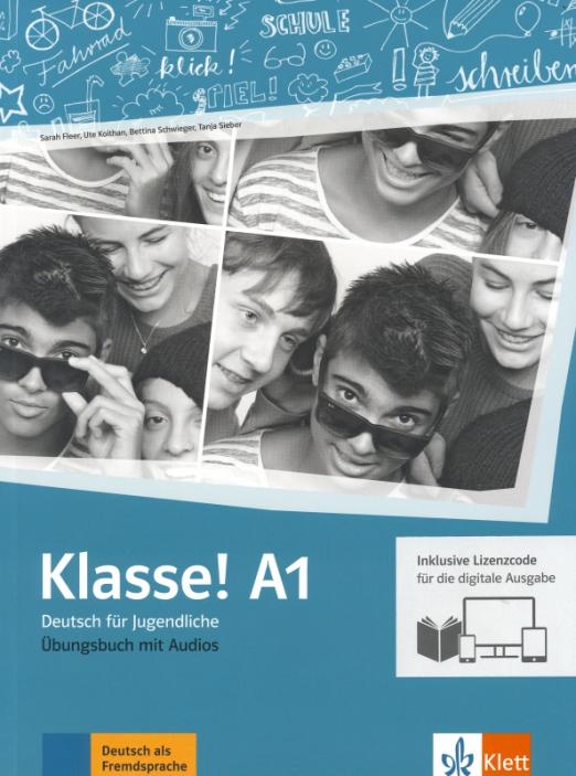 Klasse! A1 Übungsbuch mit Audios inklusive Lizenzcode für das Übungsbuch / Рабочая тетрадь +аудио+ онлайн-код