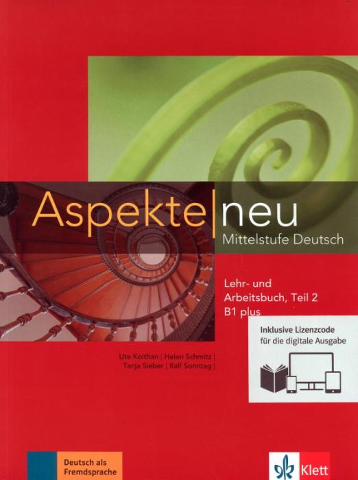 Aspekte neu B1.2 plus. Lehr- und Arbeitsbuch + CD / Учебник + рабочая тетрадь B1.2 + CD + онлайн-код