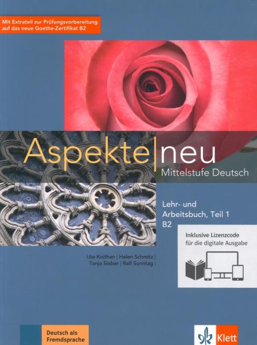 Aspekte neu B2.1 Lehr- und Arbeitsbuch + CD / Учебник + рабочая тетрадь B2.1 + CD +  онлайн-код