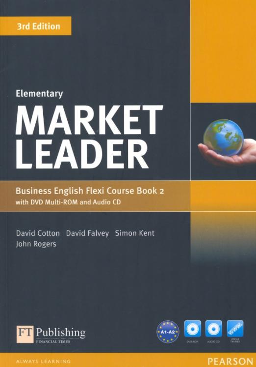 Market Leader (3rd edition) Elementary Flexi 2 Coursebook + DVD + CD / Учебник + DVD + CD Часть 2