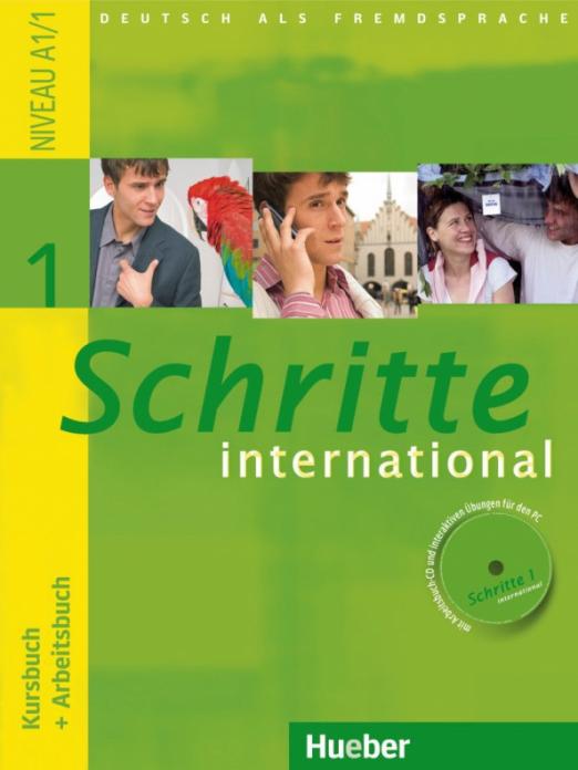 Schritte international 1. Kursbuch + Arbeitsbuch + Audio-CD zum Arbeitsbuch und interaktiven Übungen / Учебник + рабочая тетрадь + CD к рабочей тетради