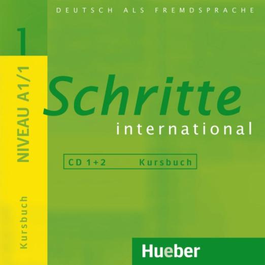 Schritte international 1. 2 Audio-CDs zum Kursbuch / Аудиодиски к учебнику
