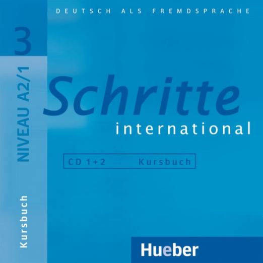 Schritte international 3. 2 Audio-CDs zum Kursbuch / Аудиодиски у учебнику