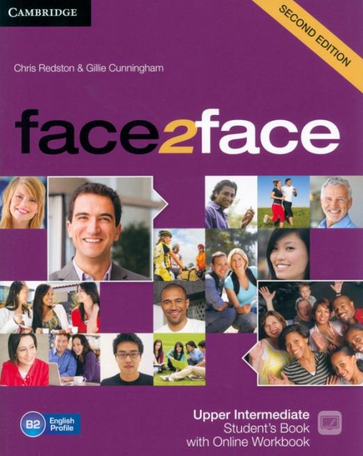 Face2Face (Second Edition) Upper-Intermediate Student`s book + online Workbook / Учебник + онлайн рабочая тетрадь