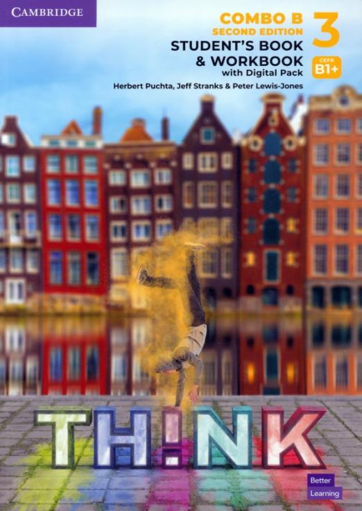 Think Second Edition 3 Combo B Student's Book and Workbook with Digital Pack / Учебник с рабочей тетрадью и онлайнкодом