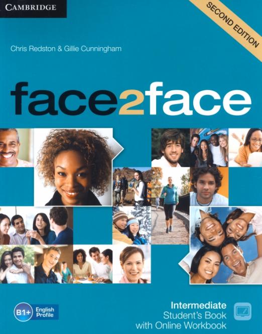 Face2Face (Second Edition) Intermediate Student`s book + online Workbook / Учебник + онлайн рабочая тетрадь