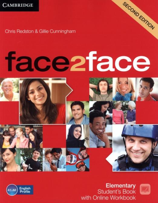 Face2Face (Second Edition) Elementary Student`s book + online Workbook / Учебник + онлайн рабочая тетрадь
