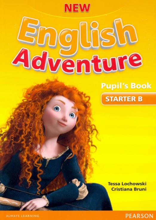 New English Adventure Starter B Pupil's Book + DVD / Учебник + DVD