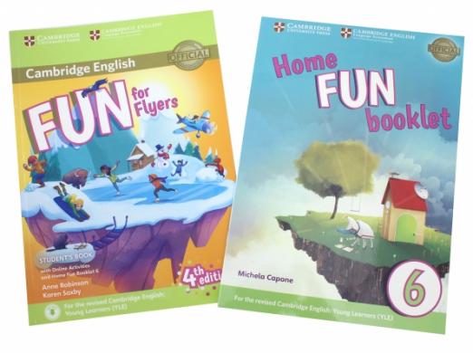 Fun for Flyers 4th edition Student's Book + Online Activities + Home Fun Booklet / Учебник + онлайн-практика с буклетом