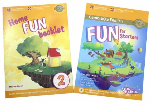 Fun for Starters 4th edition Student's Book + Online Activities + Home Fun Booklet / Учебник + онлайн-практика с буклетом
