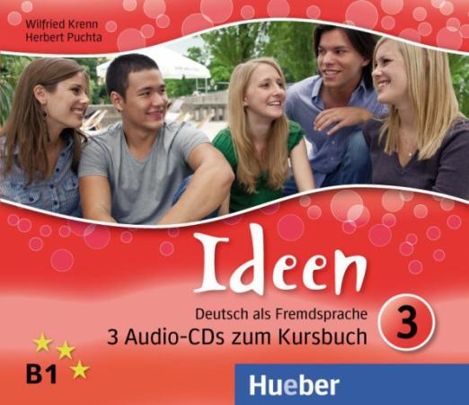 Ideen 3 3 Audio-CDs zum Kursbuch / Аудиодиски к учебнику