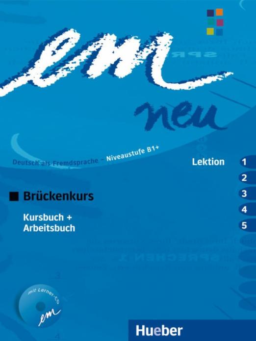em neu 2008 Brückenkurs. Kursbuch + Arbeitsbuch, Lektion 1–5 mit Arbeitsbuch-Audio-CD / Учебник + рабочая тетрадь, лекции 1-5 + CD к рабочей тетради