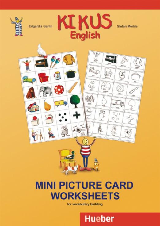 Kikus English. Mini Picture Card Worksheets for vocabulary building / Мини-карточки для формирования словарного запаса