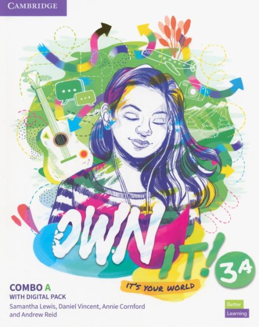 Own it! 3A Combo A with Digital Pack Учебник  Рабочая тетрадь с онлайн кодом Часть 1